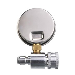 6000 PSI Pressure Washer Gauge Kit 3/8 Inch Quick Connect Measuring Tool