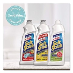 Soft Scrub 63 oz. Bottle Commercial Disinfectant Cleanser w/ Bleach (6/Carton)