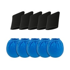 SpaceTent 5 Pack VFF21 Foam Filters for Most Vacmaster 2.5 to 5 Gallon…
