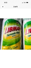 LIBMAN Tornado Mop Refill Lot of 2 White Twist String Mop Head Pack Sealed NEW