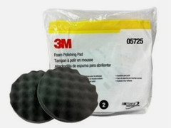 For 3M 05725 8 Inch Single-Sided Foam Polishing Pad 5725 (2 Pads )