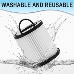 Podoy DCF-21 Vacuum Filter Compatible with Eureka Airspeed /, black, white