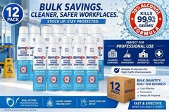 12 Pk Sanitizer Spray 6.5 oz. Multi-Purpose. Cleaning Product. Bulk Supply