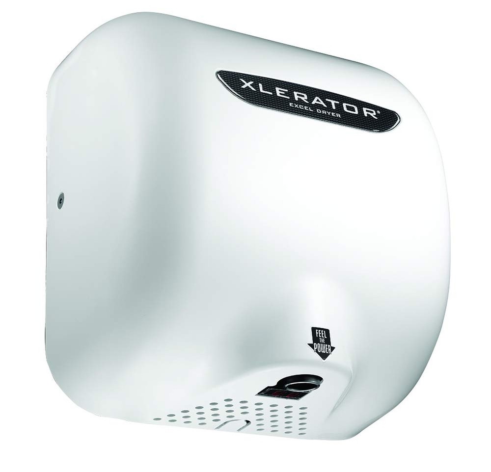 XLERATOR XL-BW Automatic High Speed Hand Dryer with White Thermoset Plastic C…
