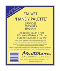 Masterson Sta-Wet Handy Sponge Refill, 8.5 X 7 inches, 0.5 Liters, Yellow