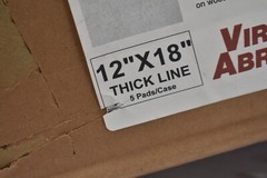 Virginia Abrasives White Polish Floor Maintenance Pads 12″x18″ 5 Pack 416-54187