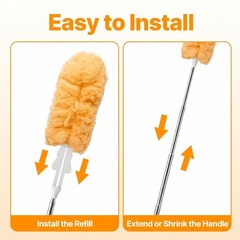 30PCS Duster Refills Compatible with 30 + 2 Extendable Handles