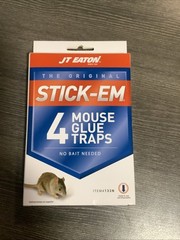 Stick-Em Mouse Glue Trap – Effective Control 4 Traps, Multi