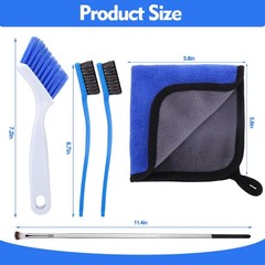 XANGNIER Toaster Cleaning Brush Set,5 Pcs Cleaner Supplies Tools Multicolor