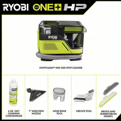 ONE+ HP 18V Cordless Swiftclean Mid Size Spot and Carpet Cleaner (Tool Only)