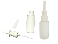 Nomija 5-Pack 30ML/1oz Plastic Nasal Spray Bottle Mist Sprayer – Empty White