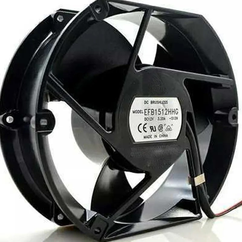 original EFB1512HHG DC12V 172*150*51mm axial fan