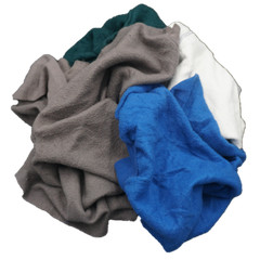 Pallet of Colored Sweatshirt Rags (10 LB) – 78 Boxes – 780 LB – Free Shipping!!!