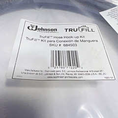 SC Johnson TruFill 684503 Hose Hook-Up Kit New, Sealed