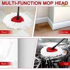 15-Pack Spin Mop Superior Replacement Heads – Compatible with O-Cedar…