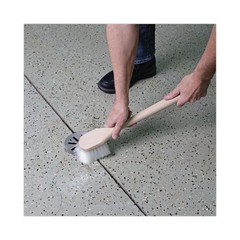 Boardwalk Utility Brush, Cream Nylon Bristles, 5.5″ Brush, 14.5″ Plastic Handle