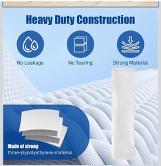 4 Pack Longopac Continuous Dust Collection Industrial 3-Layer Bags For Hepa Vac