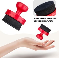 Car Tire Shine Applicator, Vegan Tire Shine Brush with Stand Size: 1Color: Red