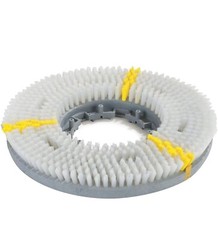 Carlisle 16” Round Carpet Cleaning Rotary Brush For 18” Machine Size, White