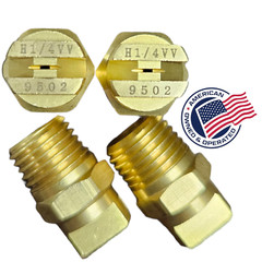 Carpet Cleaning Wand Replacement Brass 1/4″ V-Jets 9502 Vee Jets (4 count)