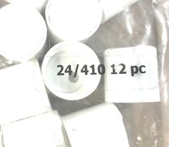 Unbranded 12 Pack Disc Top Caps for 24-410 Necks *Mixed Colors* [Lot of 12] NOS