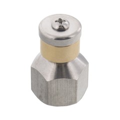 Erie Tools Rotating 3/8″ Sewer Jetter Nozzle for Drain Cleaning 3.5 Orifice