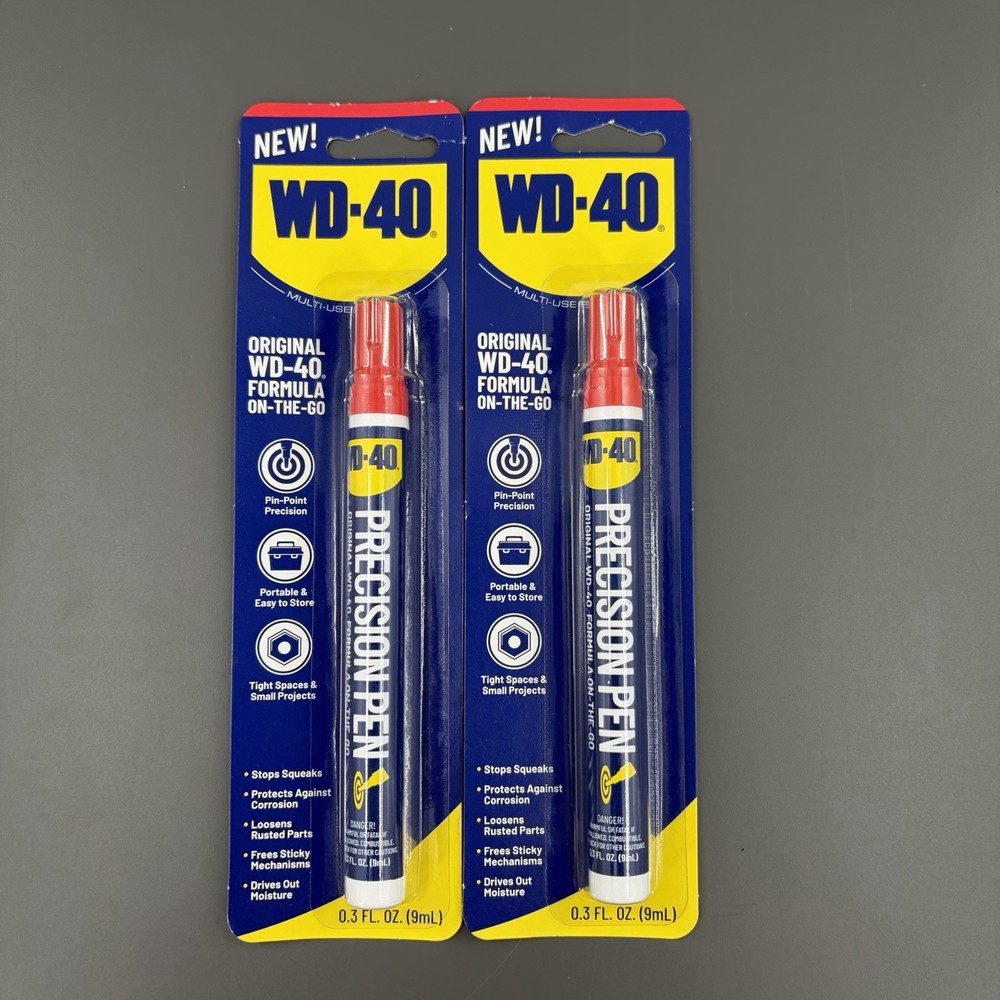 WD-40 Precision Pen 0.3 FL OZ 9mL #90j (Lot Of 2)