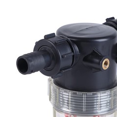 Aimela 3/4”1/2”hose barb filter, sedimentation filter Transparent