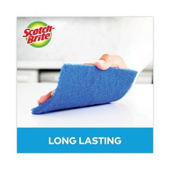 Scotch-Brite 62310 3 x 6 Non-Scratch Scour Pads – Blue (10/Carton) New