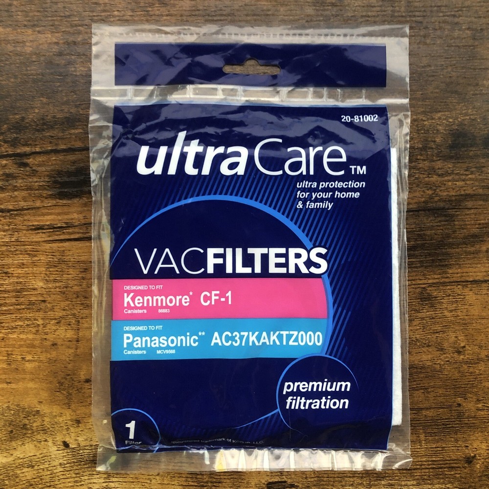 Kenmore CF-1 Panasonic AC37KAKTZ000 Ultra Care Vacfilters Canister Vacuum Filter