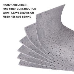 2pcs Aain LT010A Oil-Only Absorbent Mat Pad ,150′ x 15″ Oil Absorbent Mat Roll