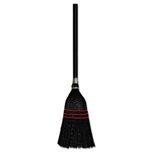 Boardwalk BWK951BP Poly Bristle Lobby Broom 38″ Natural/Black