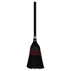 Boardwalk BWK951BP Poly Bristle Lobby Broom 38″ Natural/Black