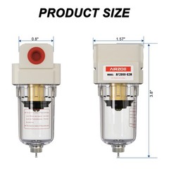 AIRZOE 1/4″ NPT Air Dryer for Compressor – Water