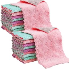 Reusable Microfiber Kitchen Cleaning Cloths – Super Small, Multicolour