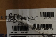 Spilfyter HVU-75 Universal Sorbent Pads Yellow Double-Weight 41x46cm 100pk USA
