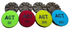 3″ 200 Grit Semi-Metal Diamond Polishing Pads – Concrete (Set-9)