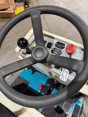 2017 Tennant 6100 Sub-Compact Ride-On Sweeper 338 Hours 36 Volt Electric