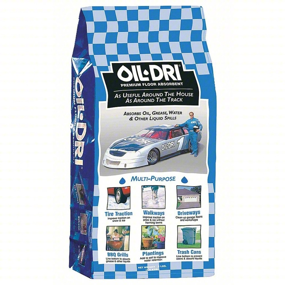 OIL-DRI I01008-G78 Maintenance Absorbent,8 lb.,Bag