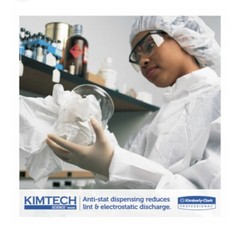 QTY-2 NEW Kimtech Science Kimwipes Delicate Task Wipers – 2-Ply, 119 Wipes/Box!!