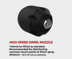 $380 MotorScrubber STORM Cordless Backpack Ballistic Disinfectant Spray Mister