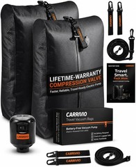 Vacuum Seal Bags for Clothing Travel – Lifetime Valve Warranty, Waterproof –