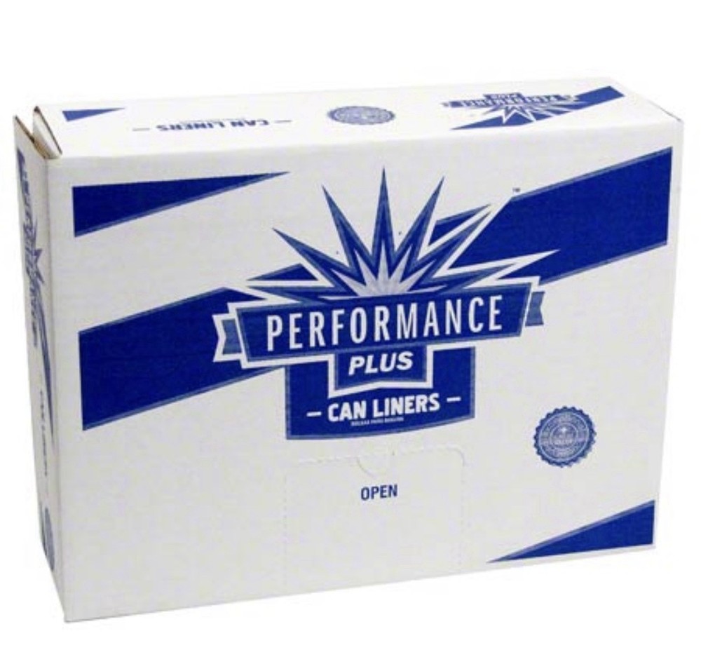 Performance Plus PH386017N 60 Gallon High Density Can Liners – NEW – 2 Full case