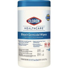 Clorox Healthcare 35309 6.75″ x 9″ Bleach Germicidal Wipes – White (pack of2)S2