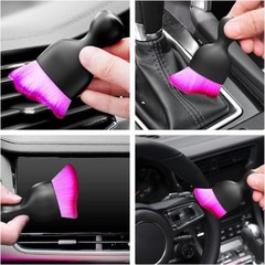 Interior Cleaning Brush Duster with Ultra Soft Bristles Auto Detailing Brushes D