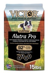 Victor Super Premium Dog Food Purpose Nutra Pro Gluten-Free High Protein Carb