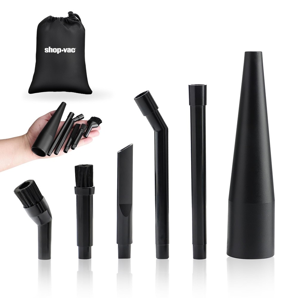 Shop-Vac Micro Cleaning Nozzle Kit, 1-1/4″ Detailed-Cleaning Attachments for Com