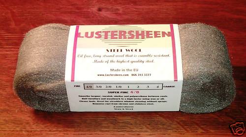 Lustersheen Oil Free Steel Wool 3.5 Oz Skein Grade 3 (Coarse Grade)