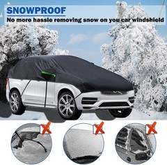 Universal SUV MPVHalf Car Cover Waterproof All Weather, Hail Protector Car Body
