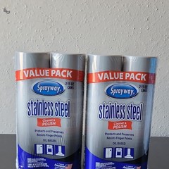 Sprayway Stainless Steel Cleaner & Polish SW841R 4 x 15 oz Cans